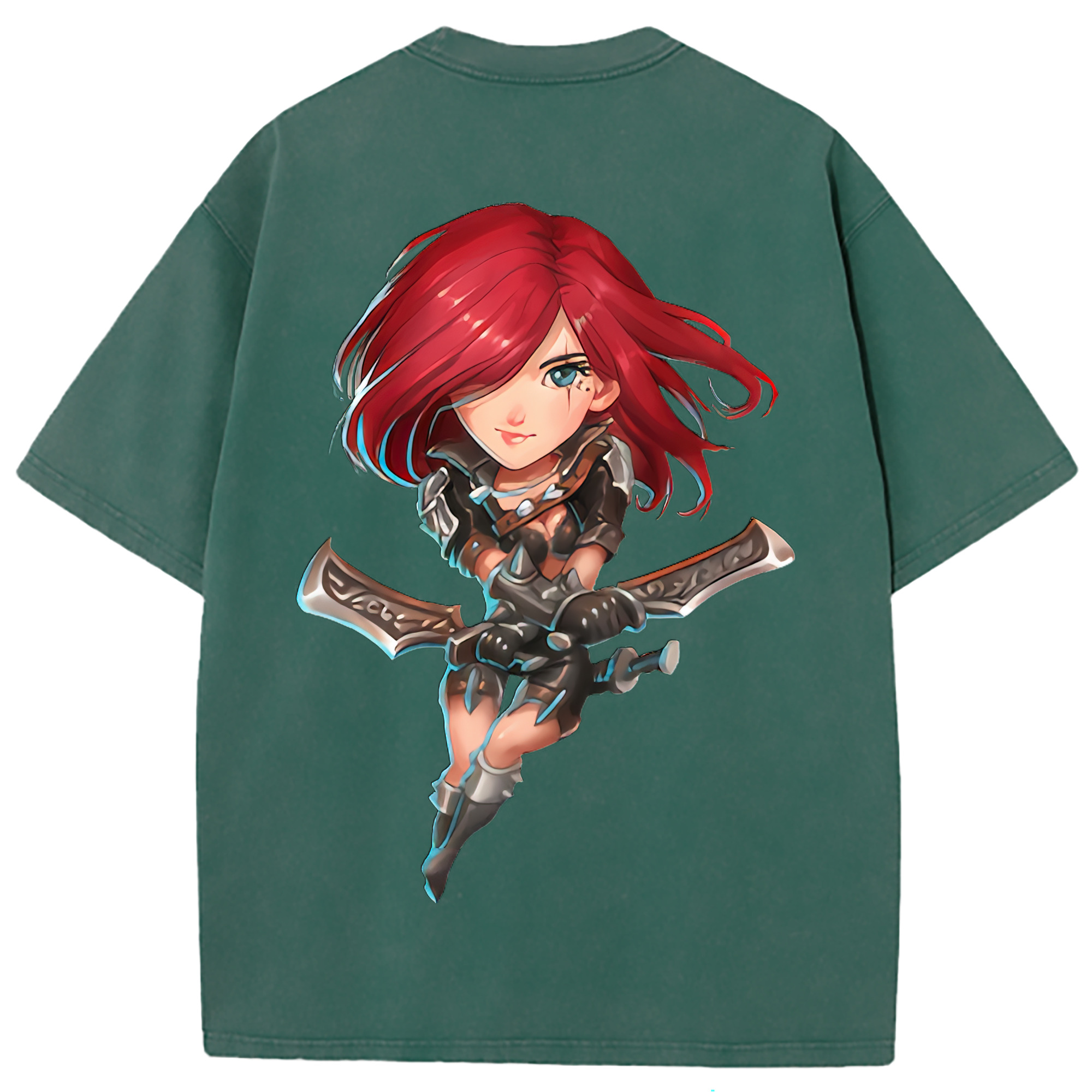 （画像用） リーグ・オブ・レジェンド League of Legends LOL 綿100% ヴィンテージ風 半袖Tシャツ（背面プリント）